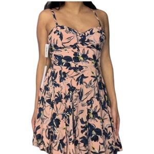 Aritzia floral Spaghetti Strap Dress